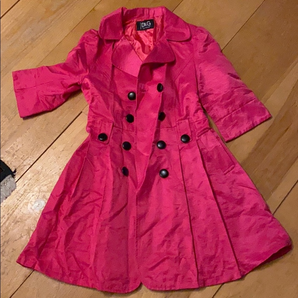 Dolce & Gabbana spring pink peacoat